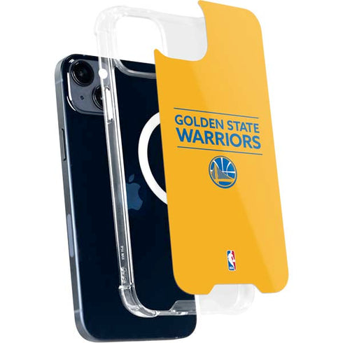 NBA Golden State Warriors Standard - Yellow iPhone 15 Plus MagSafe Case