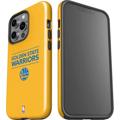 NBA Golden State Warriors Standard - Yellow iPhone 15 Pro Impact Case