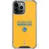 NBA Golden State Warriors Standard - Yellow iPhone 14 Pro Max Clear Case