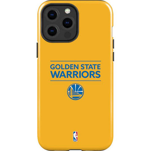 NBA Golden State Warriors Standard - Yellow iPhone 15 Pro Max Impact Case