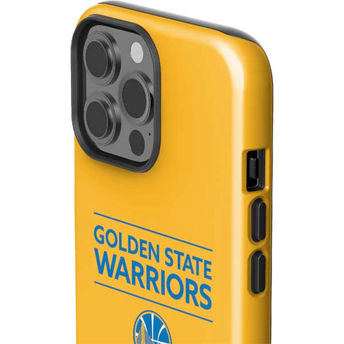 NBA Golden State Warriors Standard - Yellow iPhone 15 Pro Max Impact Case