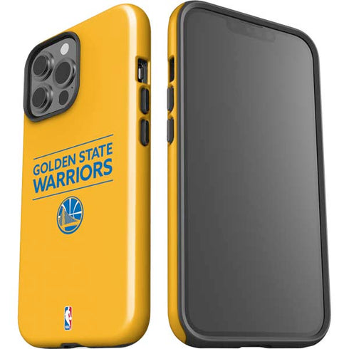NBA Golden State Warriors Standard - Yellow iPhone 15 Pro Max Impact Case