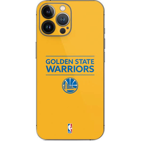 NBA Golden State Warriors Standard - Yellow iPhone 14 Pro Max Skin