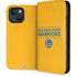 NBA Golden State Warriors Standard - Yellow iPhone 15 Plus Folio Case