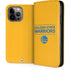 NBA Golden State Warriors Standard - Yellow iPhone 15 Pro Max Folio Case