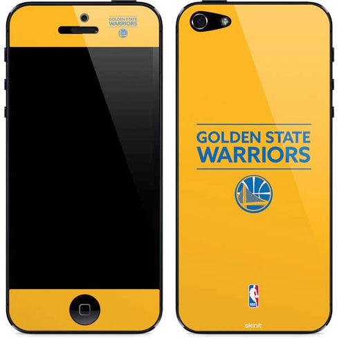 NBA Golden State Warriors Standard - Yellow iPhone 5/5s/5SE Skin