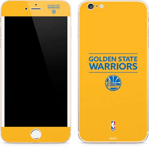 NBA Golden State Warriors Standard - Yellow iPhone 6/6s Plus Skin