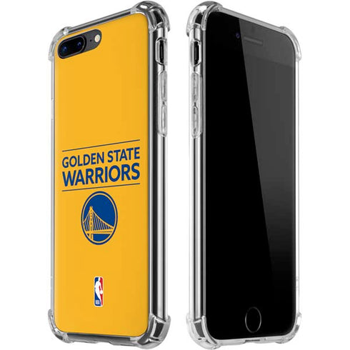 NBA Golden State Warriors Standard - Yellow iPhone 7/8 Plus Clear Case