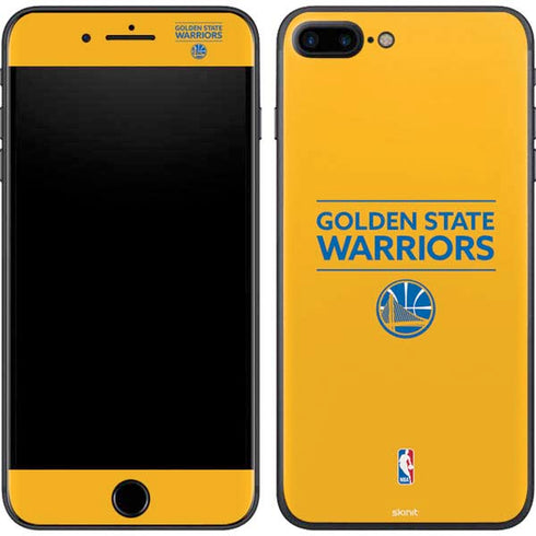 NBA Golden State Warriors Standard - Yellow iPhone 8 Plus Skin
