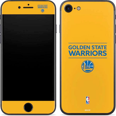 NBA Golden State Warriors Standard - Yellow iPhone 8 Skin