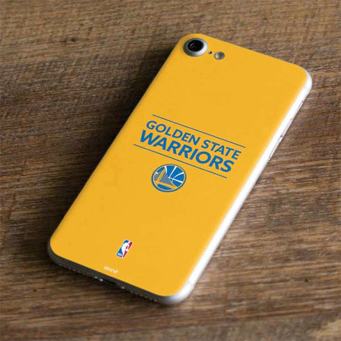 NBA Golden State Warriors Standard - Yellow iPhone 8 Skin
