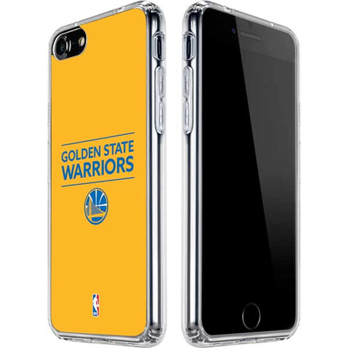 NBA Golden State Warriors Standard - Yellow iPhone SE (2nd & 3rd Gen) Clear Case