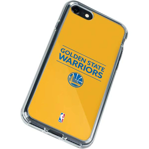 NBA Golden State Warriors Standard - Yellow iPhone SE (2nd & 3rd Gen) Clear Case