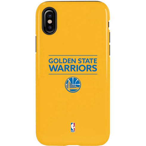 NBA Golden State Warriors Standard - Yellow iPhone X Pro Case
