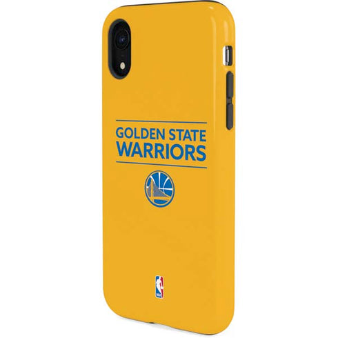 NBA Golden State Warriors Standard - Yellow iPhone XR Pro Case