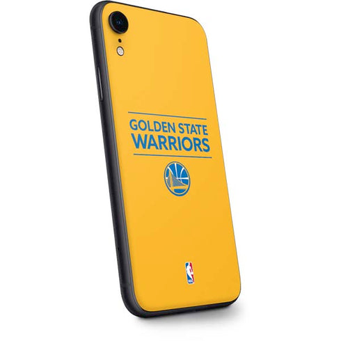 NBA Golden State Warriors Standard - Yellow iPhone XR Skin