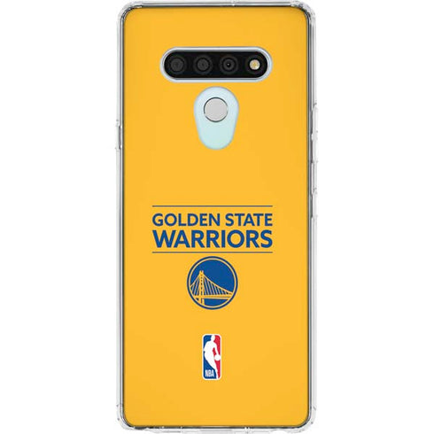 NBA Golden State Warriors Standard - Yellow LG Stylo 6 Clear Case