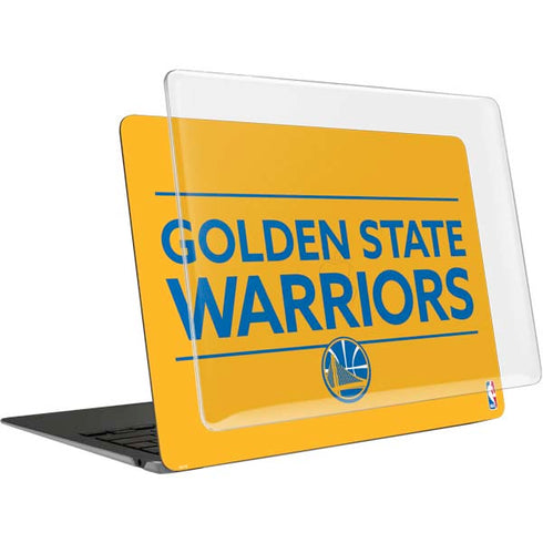 NBA Golden State Warriors Standard - Yellow MacBook Air 13in M1 (2021) Case plus Skin