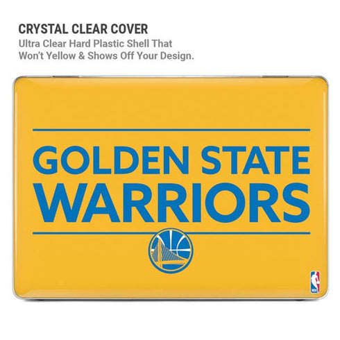 NBA Golden State Warriors Standard - Yellow MacBook Pro 13in (2020) Case plus Skin