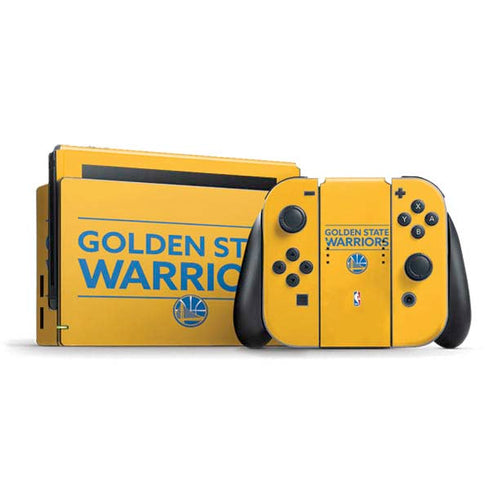 NBA Golden State Warriors Standard - Yellow Nintendo Switch Bundle Skin