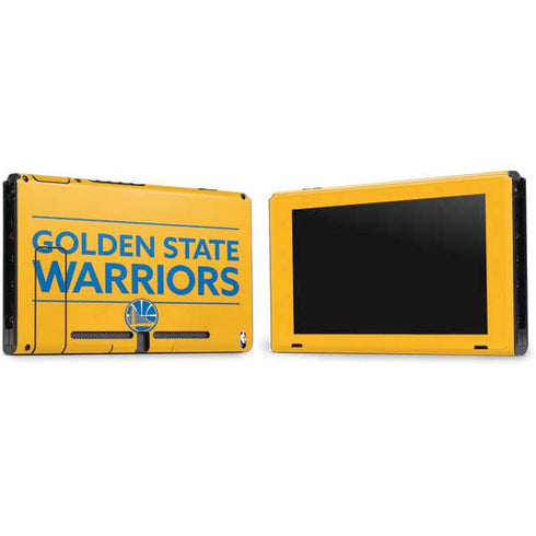 NBA Golden State Warriors Standard - Yellow Nintendo Switch Bundle Skin