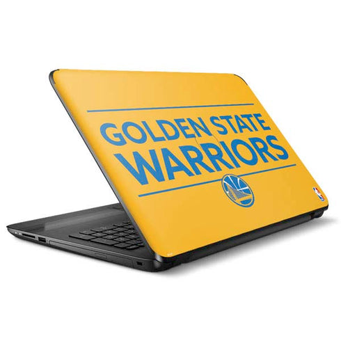 NBA Golden State Warriors Standard - Yellow HP Notebook Skin