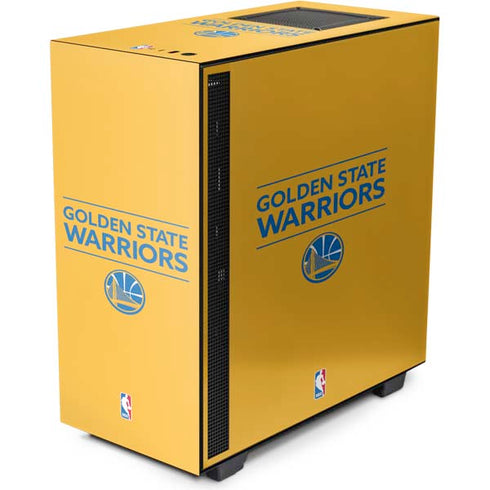 NBA Golden State Warriors Standard - Yellow NZXT H510 Compact ATX Mid-Tower Case Skin