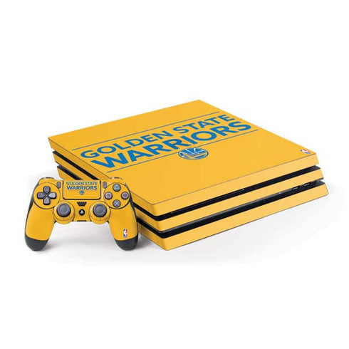 NBA Golden State Warriors Standard - Yellow PS4 Pro Bundle Skin