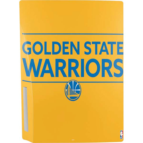 NBA Golden State Warriors Standard - Yellow PS5 Console Skin
