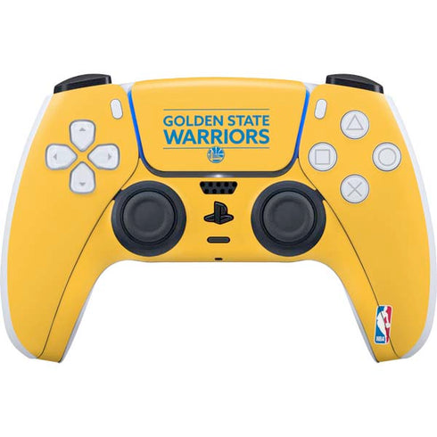 NBA Golden State Warriors Standard - Yellow PS5 Controller Skin