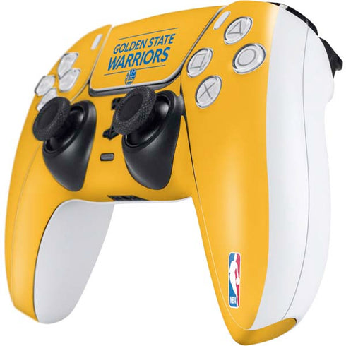 NBA Golden State Warriors Standard - Yellow PS5 Controller Skin