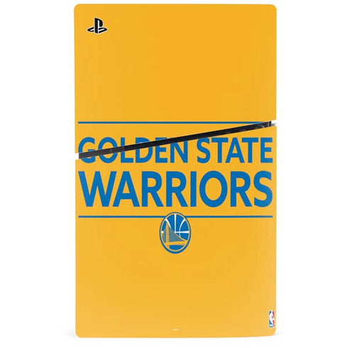 NBA Golden State Warriors Standard - Yellow PS5 Slim Digital Edition Bundle Skin
