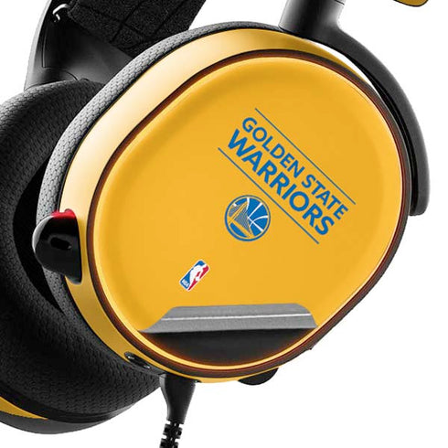 NBA Golden State Warriors Standard - Yellow SteelSeries Arctis 5 Skin