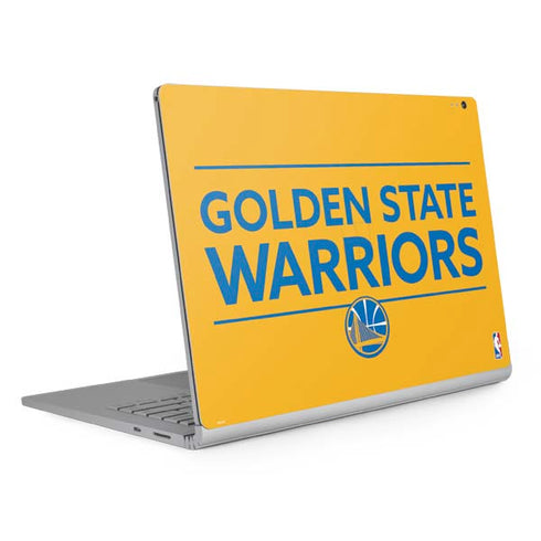 NBA Golden State Warriors Standard - Yellow Surface Book 2 13.5in Skin