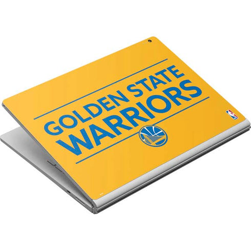 NBA Golden State Warriors Standard - Yellow Surface Book Skin