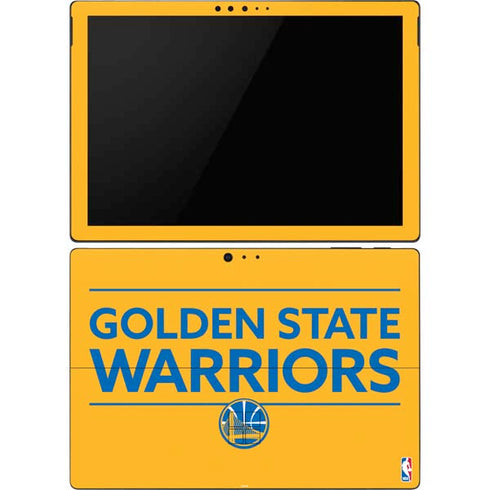 NBA Golden State Warriors Standard - Yellow Surface Pro 6 Skin