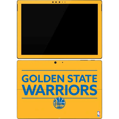NBA Golden State Warriors Standard - Yellow Surface Pro 7 Skin