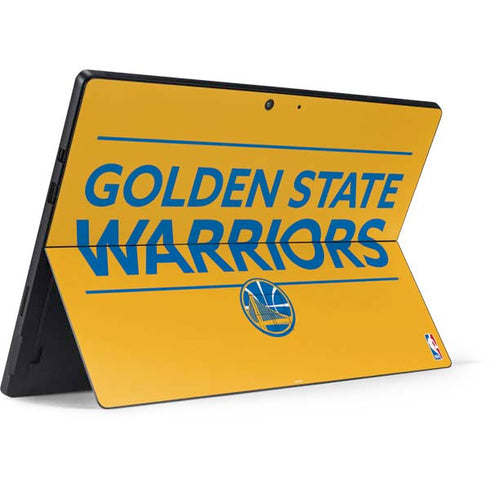 NBA Golden State Warriors Standard - Yellow Surface Pro 7 Skin