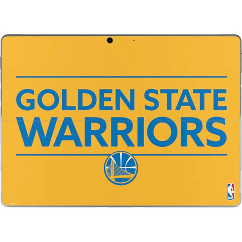 NBA Golden State Warriors Standard - Yellow Surface Pro 9 Skin