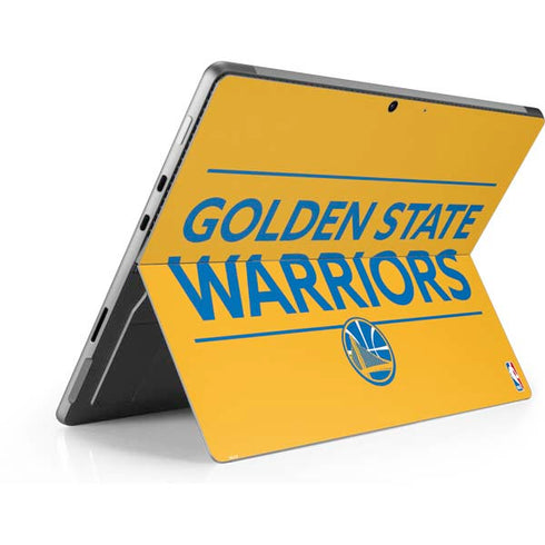 NBA Golden State Warriors Standard - Yellow Surface Pro 9 Skin