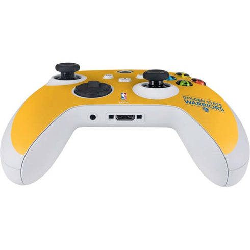 NBA Golden State Warriors Standard - Yellow Xbox Series S Controller Skin