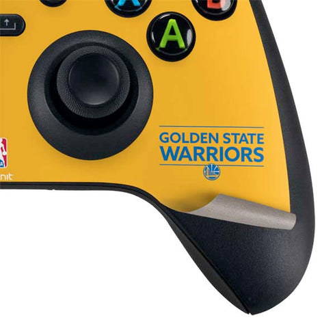 NBA Golden State Warriors Standard - Yellow Xbox Series X Controller Skin