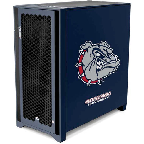 Gonzaga University Bulldog Logo Corsair 4000D Tempered Glass Mid-Tower ATX Case Skin