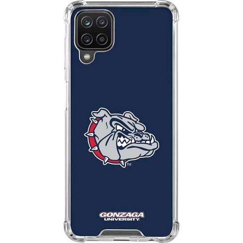 Gonzaga University Bulldog Logo Galaxy A12 Clear Case