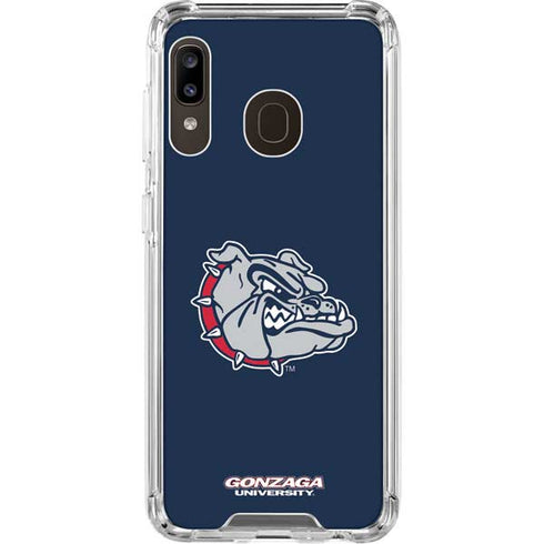 Gonzaga University Bulldog Logo Galaxy A30 Clear Case
