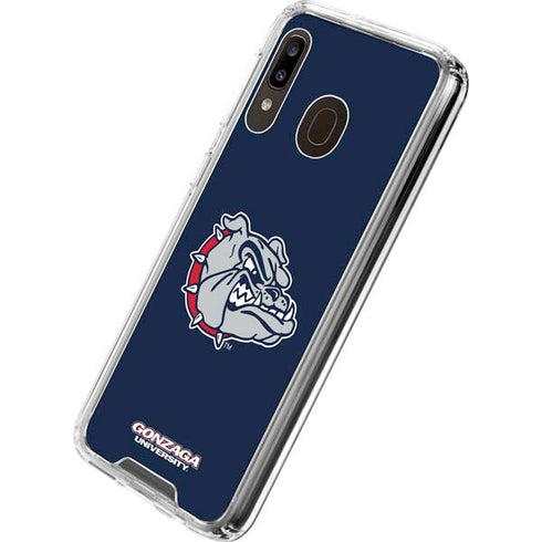 Gonzaga University Bulldog Logo Galaxy A30 Clear Case