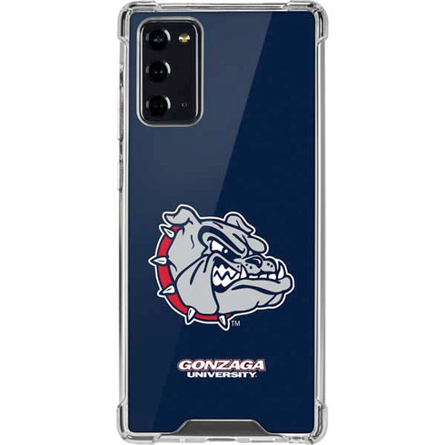 Gonzaga University Bulldog Logo Galaxy Note20 5G Clear Case