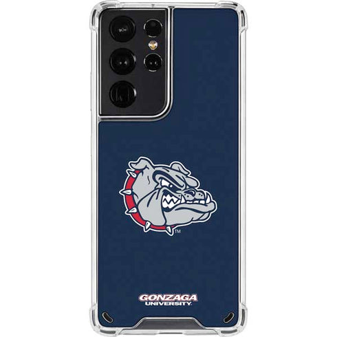 Gonzaga University Bulldog Logo Galaxy S21 Ultra 5G Clear Case