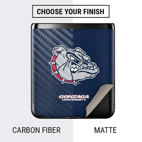 Gonzaga University Bulldog Logo Galaxy Z Flip Skin