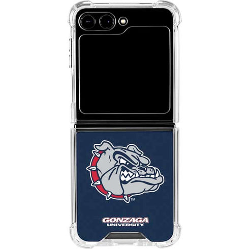 Gonzaga University Bulldog Logo Galaxy Z Flip5 5G Clear Case